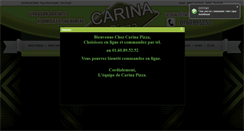 Desktop Screenshot of carinapizza.com